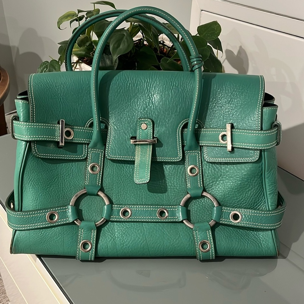 Elegant Green Luella Satchel